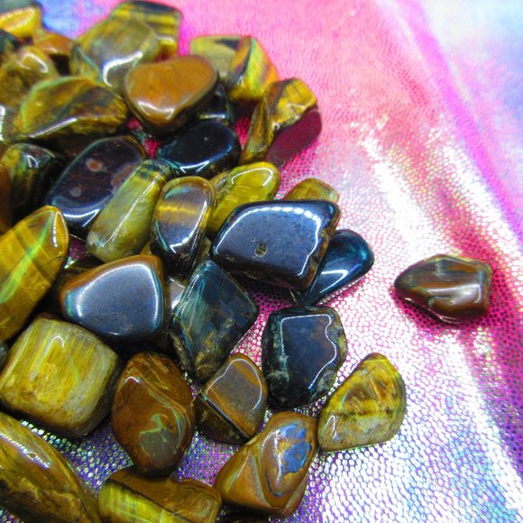 Tiger Eye Tumbled 5 Ounce Grid Set - Picture 5 of 6